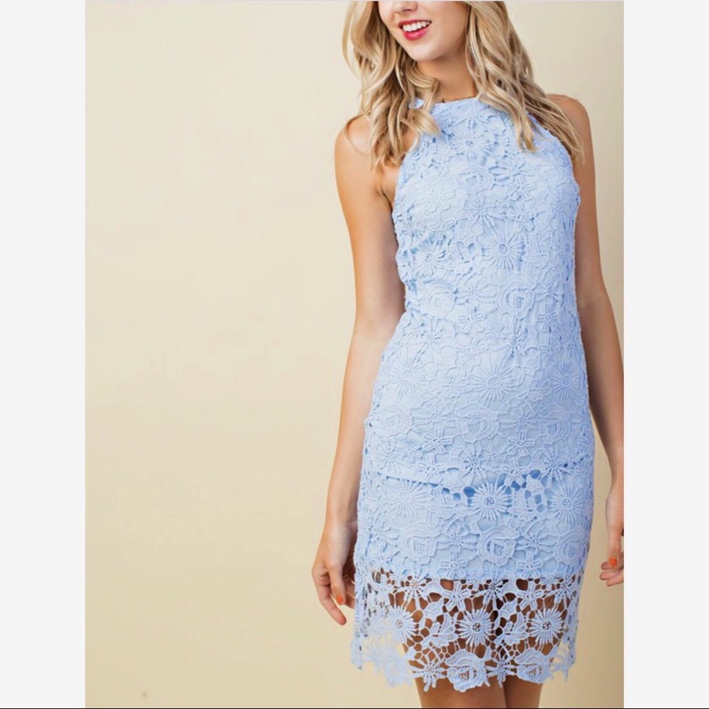 🚨Crochet Lace Bodycon Dress - Picture 2 of 4